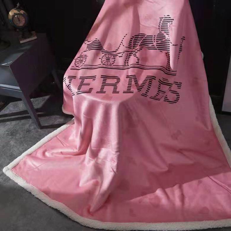 Hermes Lambskin Blanket 150X200 200X230cm 05